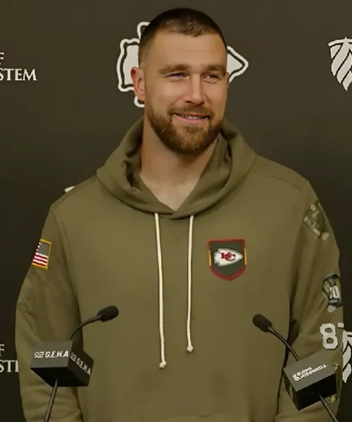 Kansas Chiefs Salute to Service 2025 Travis Kelce Hoodie