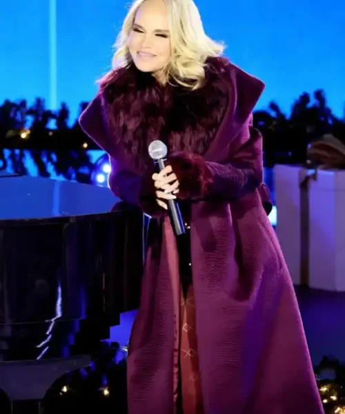 Kristin Chenoweth Christmas in Rockefeller Center S27 Coat
