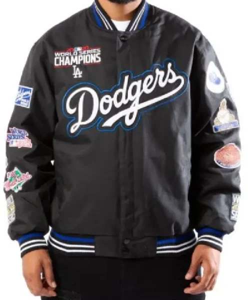 Los Angeles Dodgers Black Championship Jacket