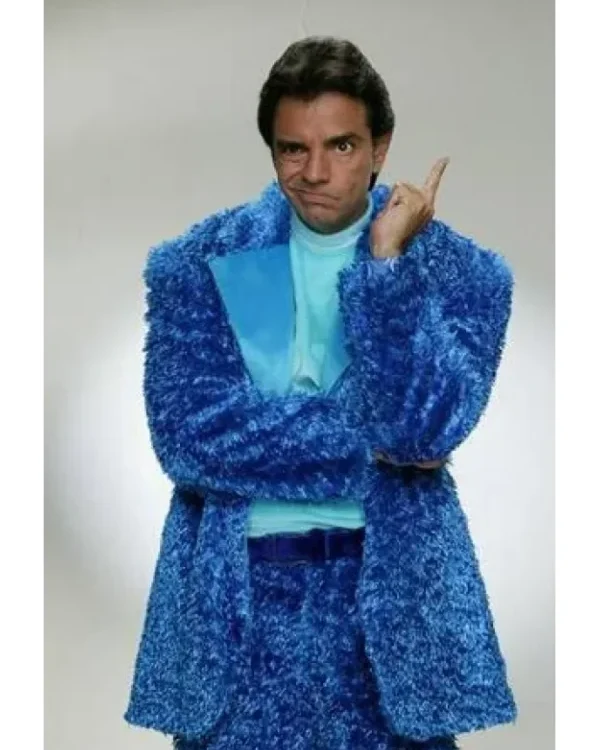 Ludovico P. Luche Blue Fur Suit