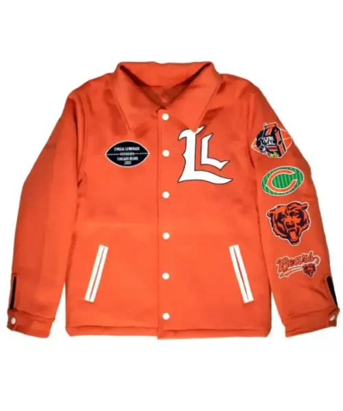 Lyrical Lemonade Orange Varsity Jacket