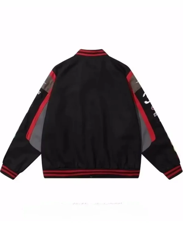 M&M Bomber Racing Jacket black back