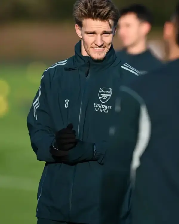 Martin Odegaard Arsenal Training Session Jacket
