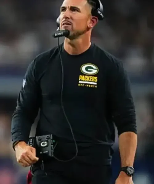 Matt LaFleur Green Bay Packers Black Sweatshirt