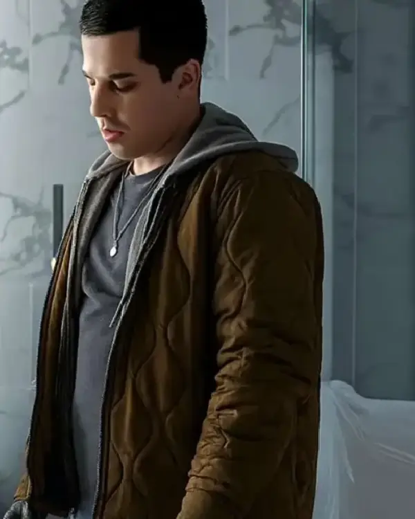 Mayor of Kingstown S04 Derek Rivera Quilted Jacket
