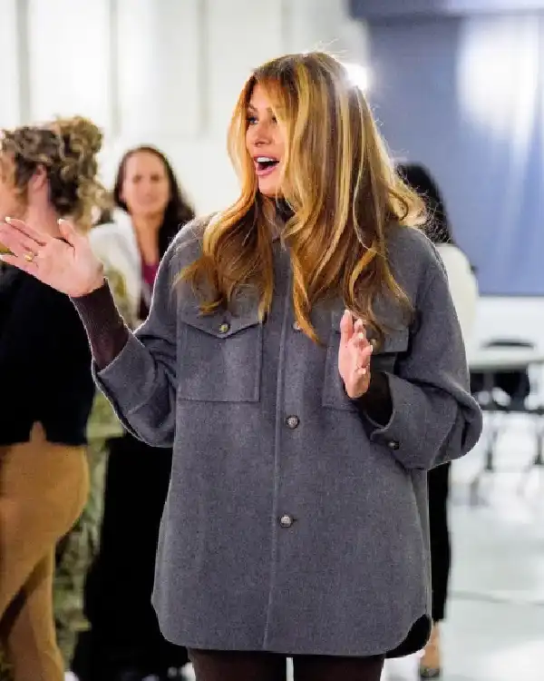 Melania Trump Red Cross Holiday Care Jacket