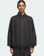Men's Adidas Originals x Willy Chavarria Twill Relaxed Black Track Jacket
