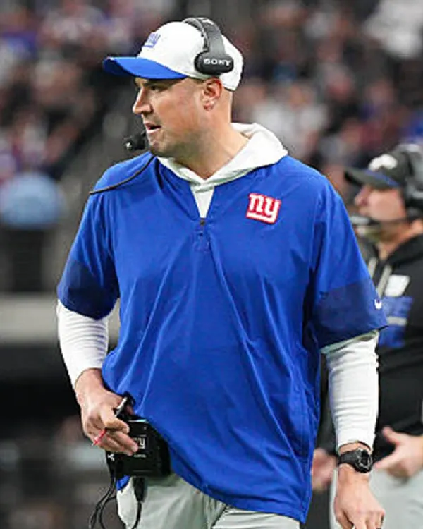 Mike Kafka Giants Half-Zip T-Shirt