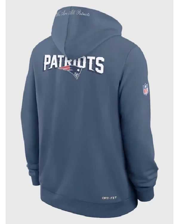 Mike Vrabel New England Patriots 2025 Head Coach Hoodie back