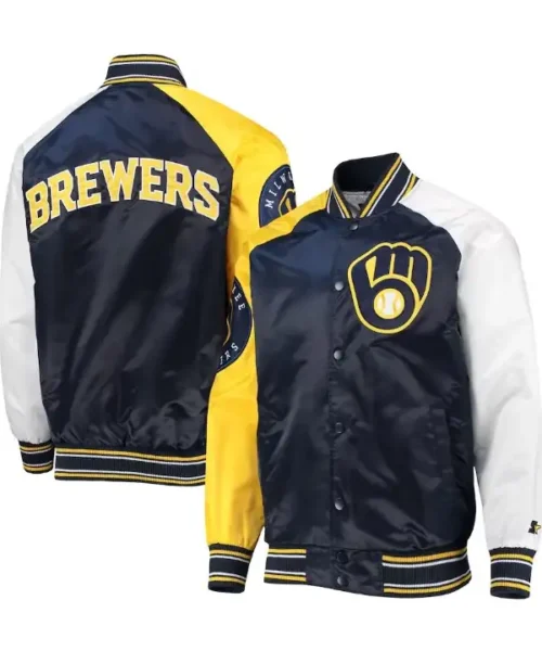 Milwaukee Brewers Satin Jacket