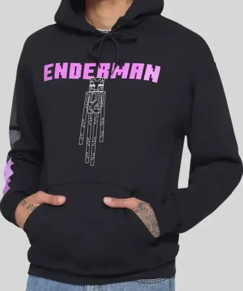 Minecraft Black Enderman Hoodie