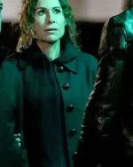 Minnie Driver Run Away TV Series 2026 Ingrid Greene Black Leather Jacket