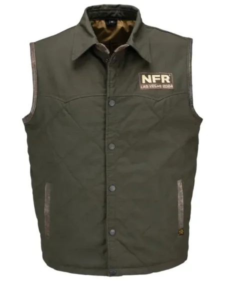 NFR Las Vegas 2024 Green Vest