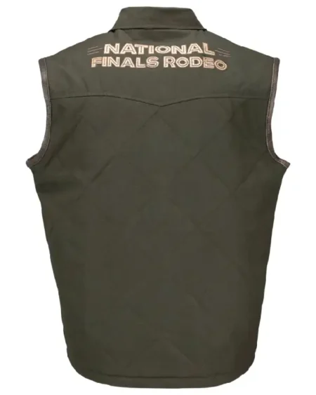 NFR Las Vegas Green Quilted Vest For Men and Women