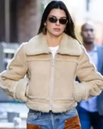 NYC Kendall Jenner Suede Leather Jacket