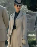 Natascha McElhone Young Sherlock Grey Coat