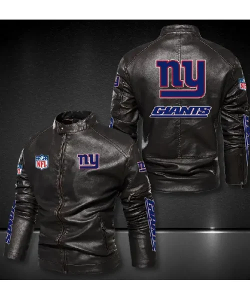 New York Giants Leather Jacket