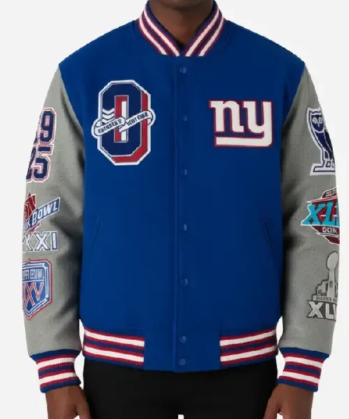 New York Giants OVO Varsity Jacket