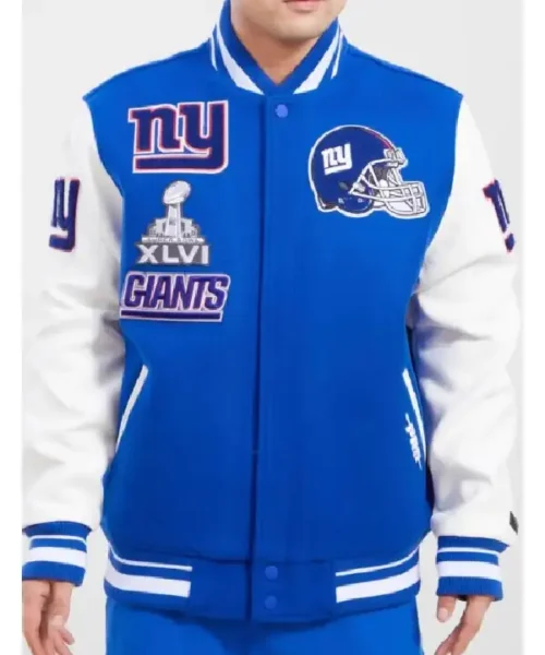 New York Giants Standard Letterman Jacket