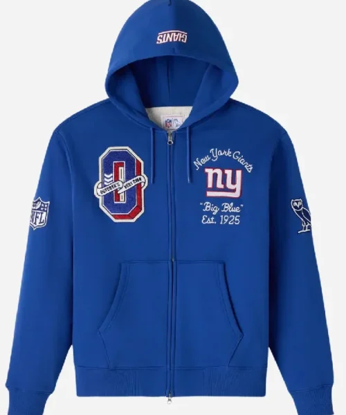 New York Giants Waffle Lined OVO Hoodie