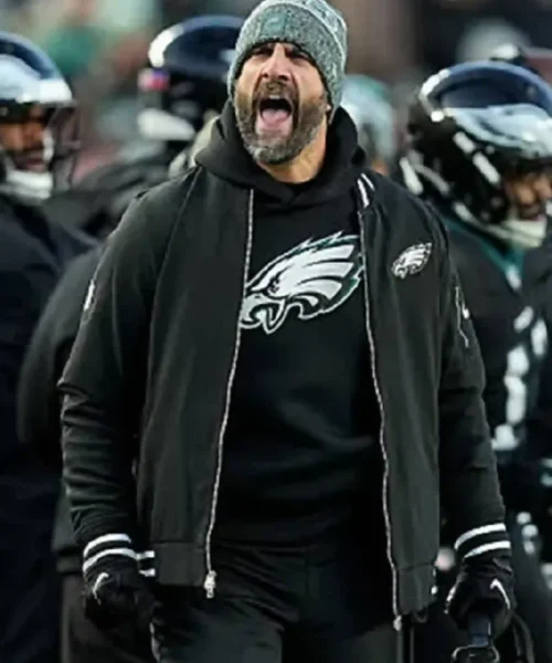 Nick Sirianni 2025 Eagles Sideline Bomber Jacket