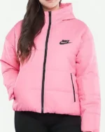 Nike Pink Puffer Jacket