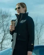 Nina Hobbs Mayor of Kingstown S04 Black Coat sale