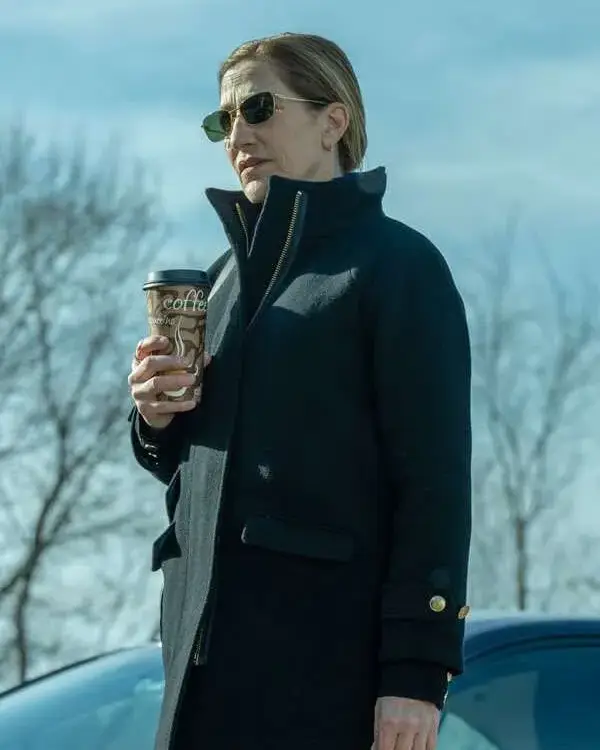 Nina Hobbs Mayor of Kingstown S04 Black Coat sale