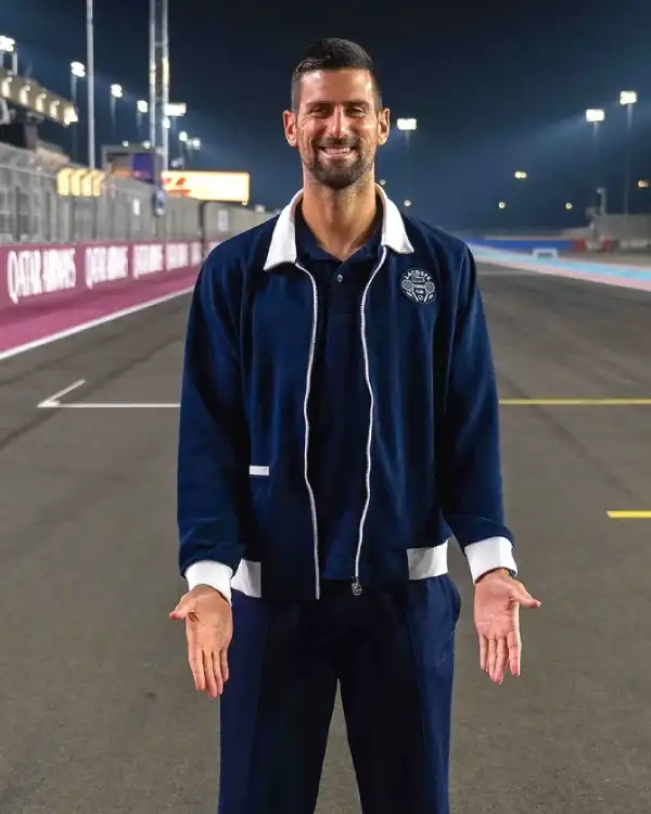 Novak Djokovic F1 Qatar Grand Prix 2025 Bomber Jacket