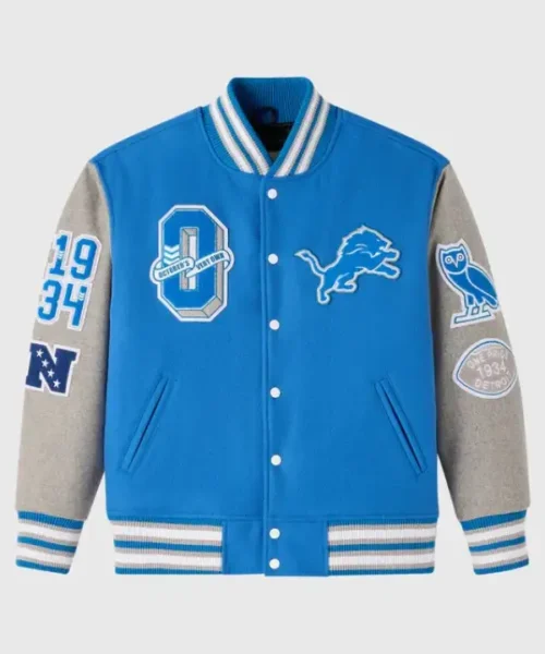 OVO 2025 Detroit Lions Varsity Jacket