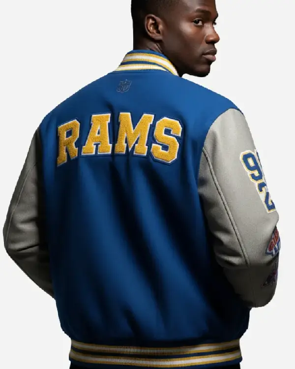 OVO Los Angeles Rams Varsity Jacket