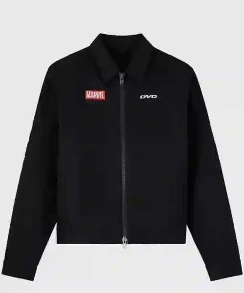 OVO Marvel Ghost Rider Denim Moto Jacket