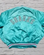 Order San Jose Sharks Aqua Jacket Sale