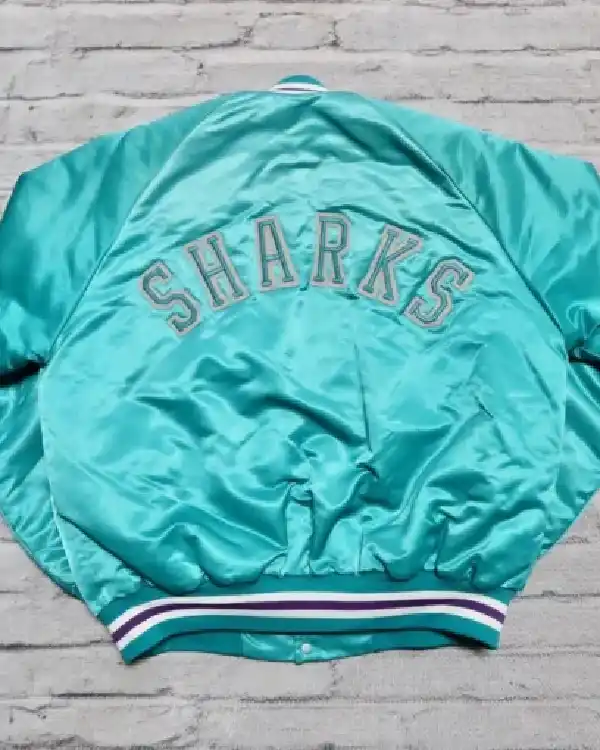 Order San Jose Sharks Aqua Jacket Sale