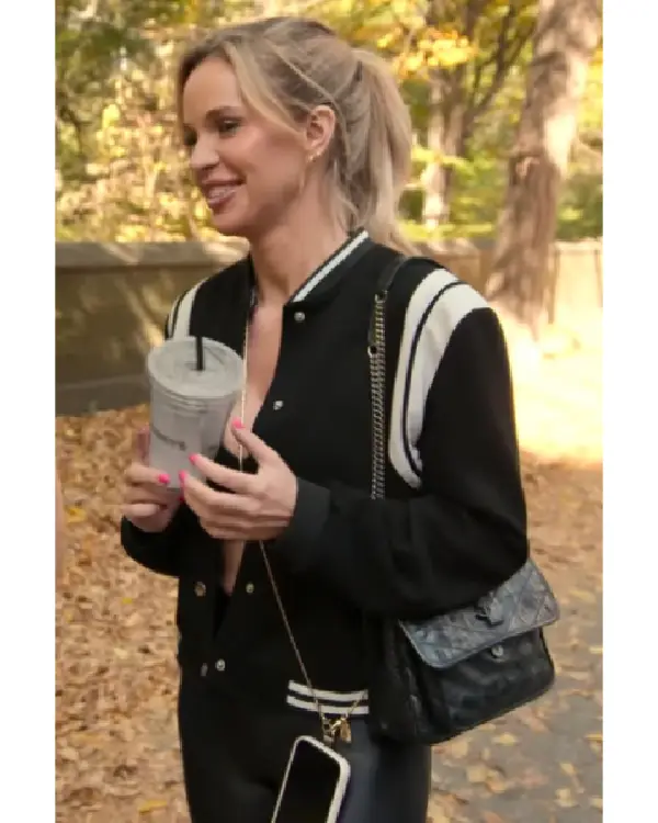 Owning Manhattan S02 Jess Taylor Black Bomber Jacket