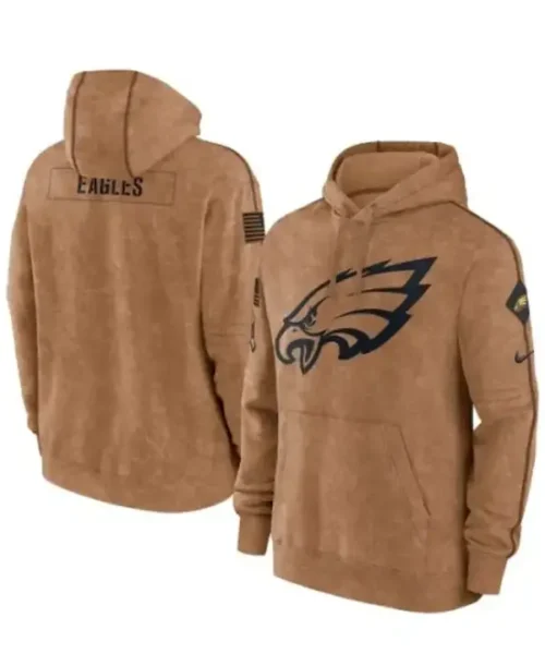 Philadelphia Eagles Brown Hoodie
