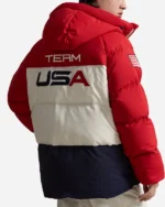 Polo Ralph Lauren Olympic 2026 Uniform Team USA Closing Ceremony Red Hooded