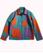 Press Junket 2025 Noah B. Taylor Colorblock Patchwork Zip-Up Jacket