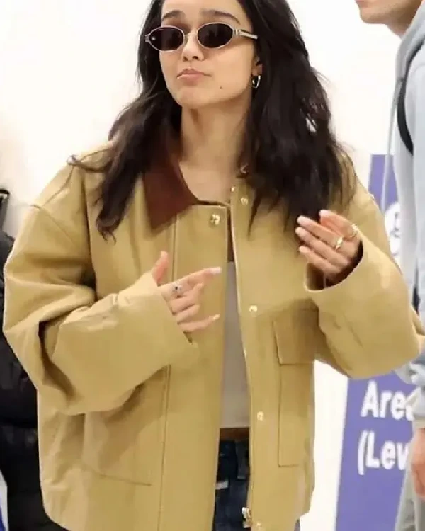 Rachel Zegler Brown Jacket