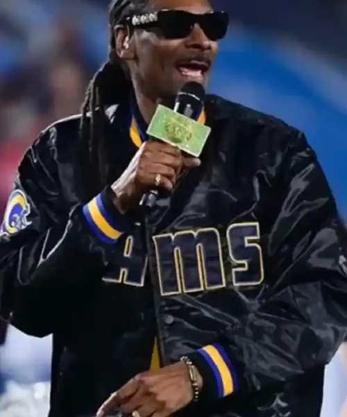 Rams Snoop Dogg Los Angeles Black Jacket
