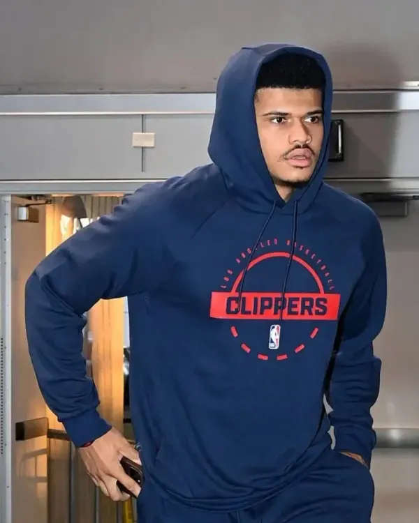 RayJ Dennis LA CLIPPERS Navy Blue Hoodie
