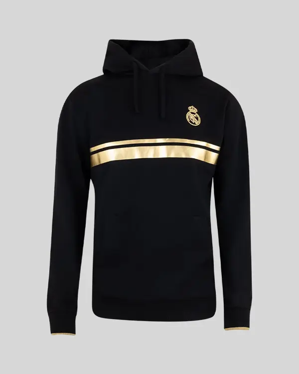Real Madrid Black & Gold Hoodie sale