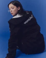 Recreated - Shop Playstation x Wind and Sea Team Zip-Up Hoodie Black and Grey Sale Black Back