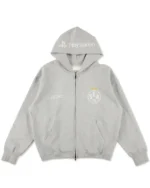 Recreated - Shop Playstation x Wind and Sea Team Zip-Up Hoodie Grey on Sale