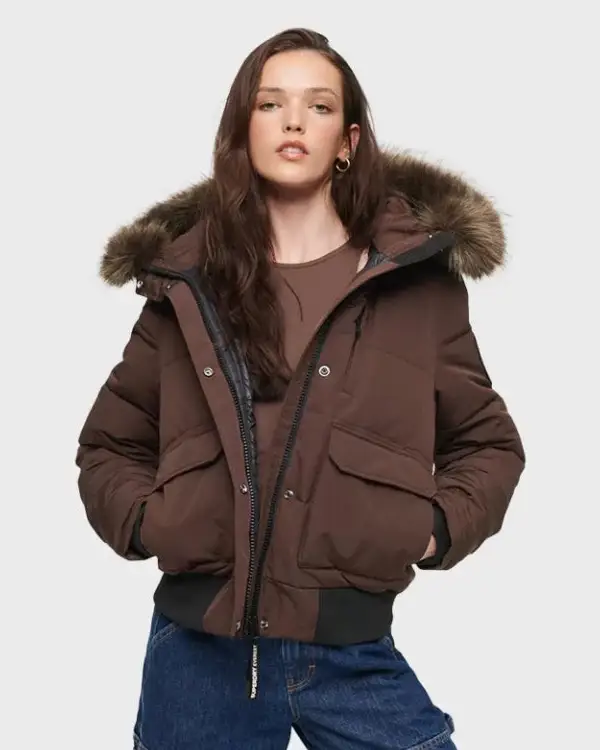 Recreated – Women’s Hooded Everest Puffer Bomber