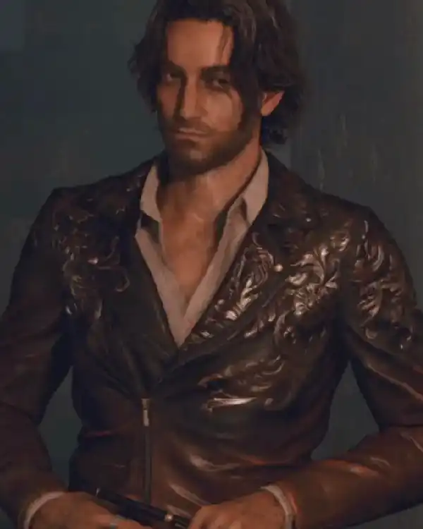 Resident Evil 4 Video Game Dr. Luis Serra Brown Leather Jacket