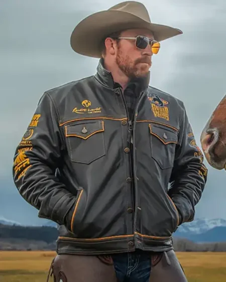 Rodeo Vegas Limited Edition Olive Leather Jacket