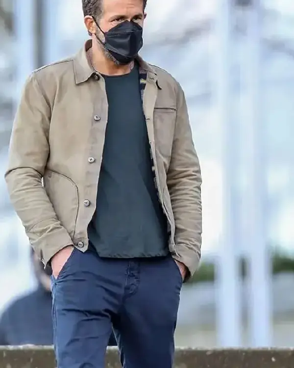 Ryan Reynolds Movie 2022 The Adam Project Cotton Jacket