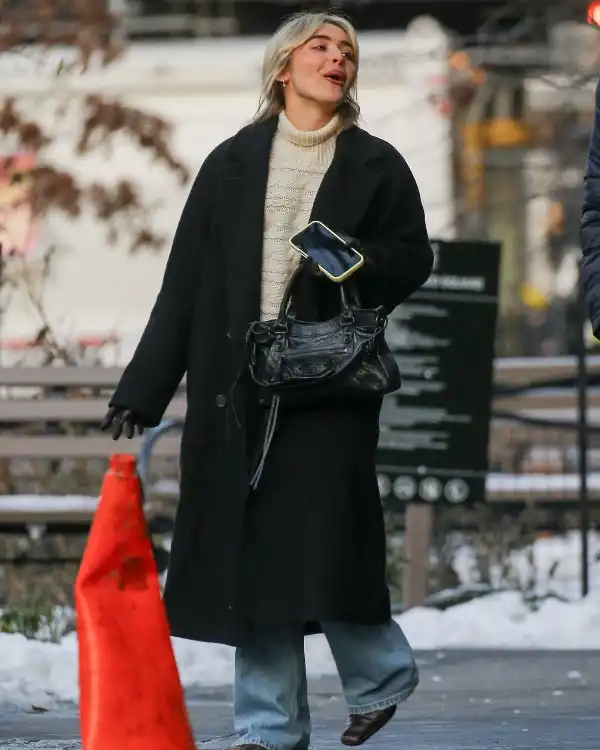 Sabrina Carpenter Babaton Wool Cashmere Coat