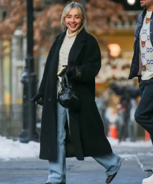 Sabrina Carpenter Wool Coat